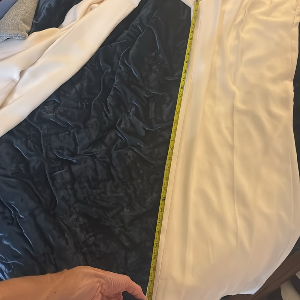 Lauren Ralph Lauren Cream Wide Leg Pants - Picture 8 of 8